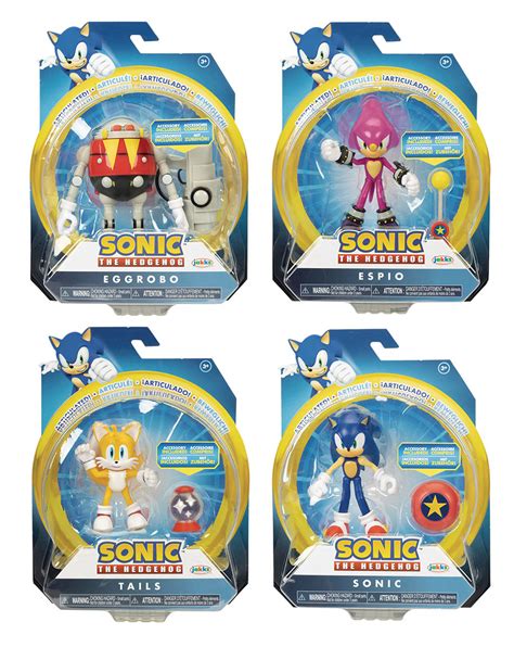 Sonic The Hedgehog Articulated 4 Inch Action Figure Wave 9 Assortment Case