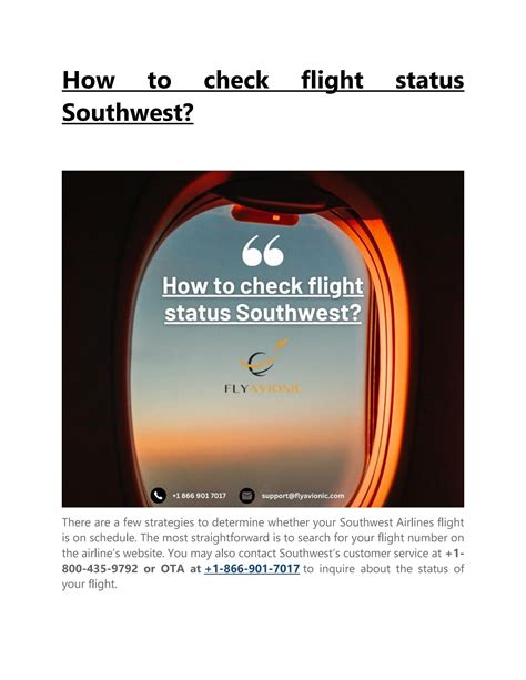 How To Check Flight Status Southwest By Alex Erickson Issuu