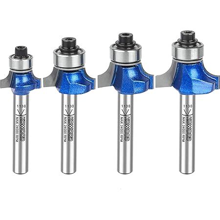 Meihejia Inch Shank Degree Chamfer Router Bit Set Sizes