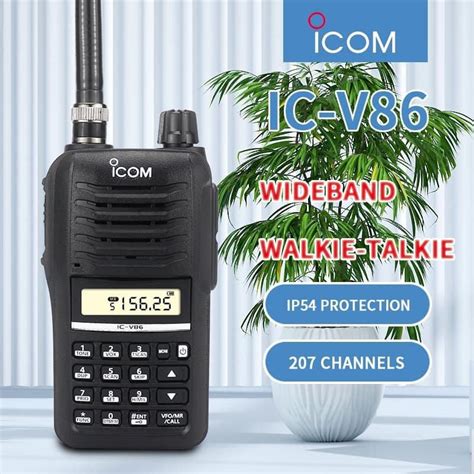 Jual Ht Icom Ic V86 Vhf Radio Handy Talkie Icv86 Shopee Indonesia