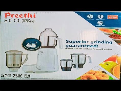 Preethi Eco Plus Mixer Grinder Review Mixer Grinder Vlogs Vanithalok