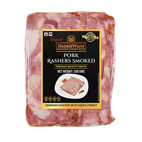 Buy Meisterwurst Pork Rashers Smoked No Fillers No Added Gluten No