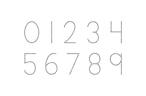 dot  dot  numbers   royalty  licensable stock