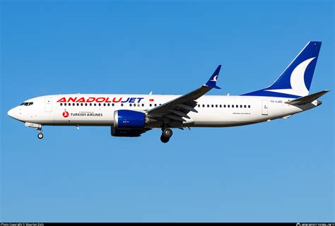 TC LAG AnadoluJet Boeing 737 8 MAX Photo By Maarten Dols ID 1571636