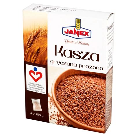 Janex Kasza gryczana prażona 400 g 4 torebki Zakupy online z