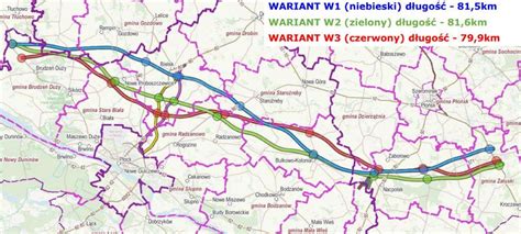 S10 na wstępnym etapie trasowania przebiegów Terminy i mapy dla S10