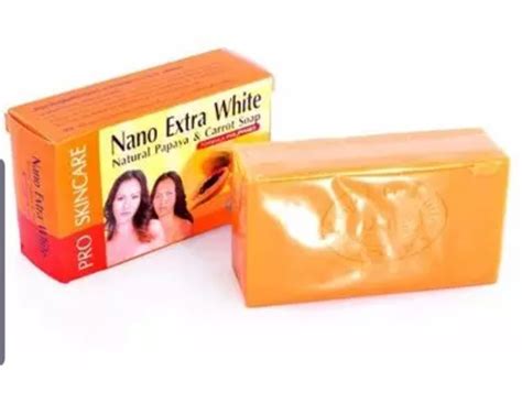 Nano Extra White Natural Papaya And Carrot Soap Eccmart