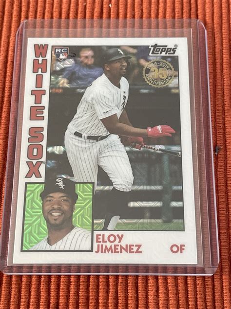 2019 Topps Update ELOY JIMENEZ Rookie Card RC 1984 SILVER PACK MOJO