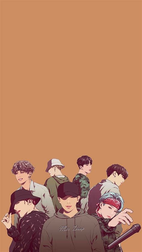 Bts Mic Drop Bts Creditstoowner Bts Cartoon Hd Phone Wallpaper Pxfuel