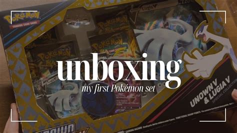 Unboxing Crown Zenith Unown V Lugia V Special Collection My First