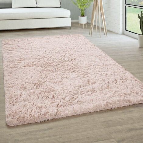 Paco Home Tapis De Salon Poils Longs Fausse Fourrure Shaggy Moelleux