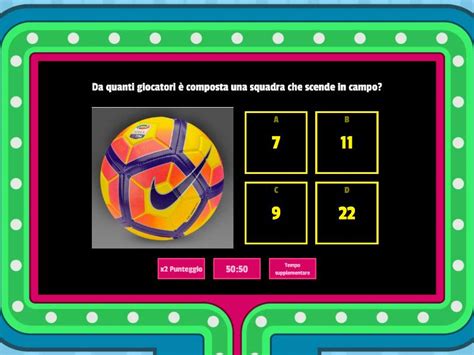 Gioco Del Calcio Gameshow Quiz