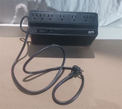 APC Back UPS 650 Battery Backup And Surge Protector Black BVN650M1