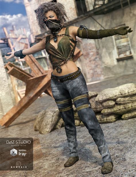 Eternal Desert Warrior Outfit for Genesis 3 Female(s) | Daz 3D