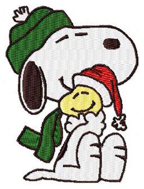 Snoopy With Santa Hat And Scarf