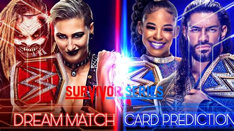 Wwe Survivor Series 2021 Dream Match Card Prediction Youtube