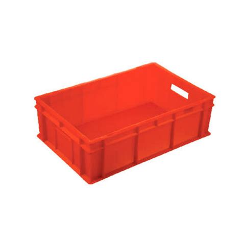 Rectangular Solid Box Aristo Red Storage Crate Capacity 15 Kg At Rs