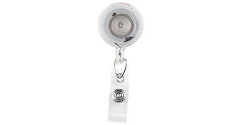 BRADY PEOPLE ID Round Badge ID Reel With Strap 529 TR CLR B H