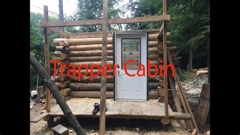 Trapper Cabin Build Part 5 Youtube