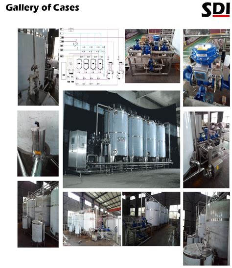 Sanitary Grade Plc Automatic Control Cip Cleaning System For