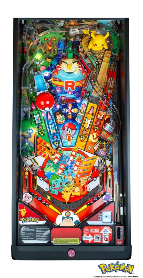 Pokemon Pinball - Official Pokémon Pinball Machines Revealed by Stern