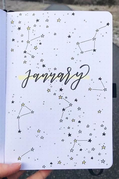 Best January Bullet Journal Cover Spreads Juelzjohn