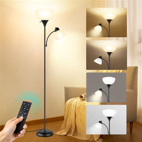 OUTON LED Floor Lamp With Remote Dimmable Reading Light In Multiple