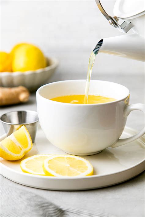 Lemon Ginger Detox Tea Recipe Healthy Immune Boosting