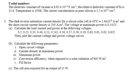 Solved Useful numbers: The dielectric constant of vacuum is | Chegg.com