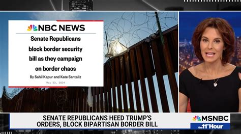 What Theyre Saying Senate Republicans “block Border Security Bill” Decide “campaigning On