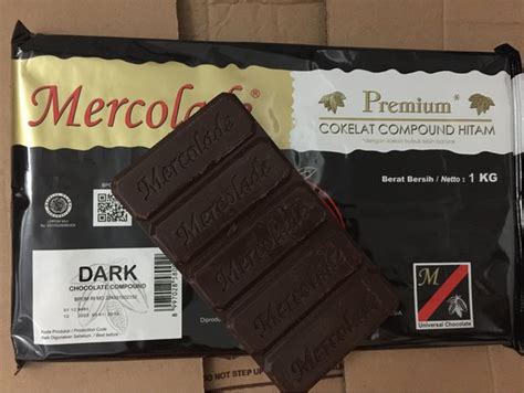 Jual Mercolade Dark Chocolate Compound Premium Repack Gr Coklat