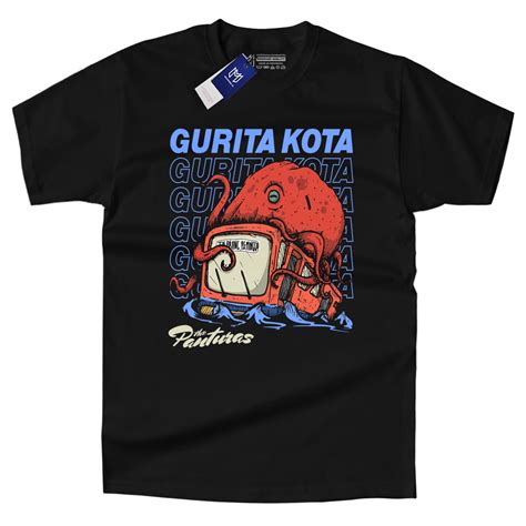 Jual Kaos Distro Keren Merchandise The Panturas Gurita Kota Shopee