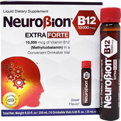 Neurobion B12 Forte Liquid 10 Vials X 10 Ml Health And Household