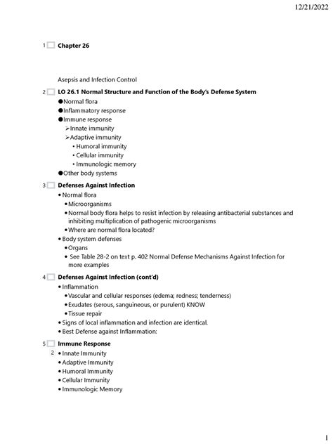 Infection Control Chapter Asepsis And Infection Control Lo