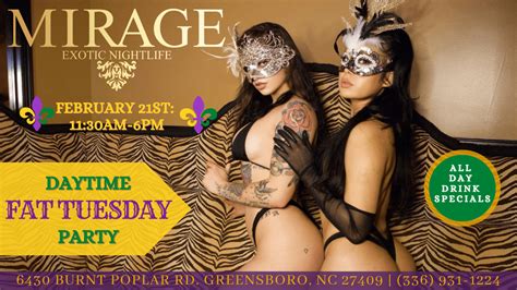 Mirage Exotic Nightlife - Greensboro's Premier Gentlemen's Club