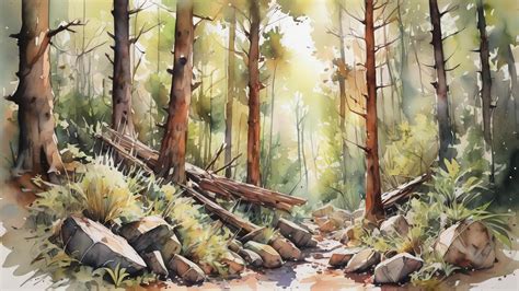 Forest Watercolor Stock Photos, Images and Backgrounds for Free Download