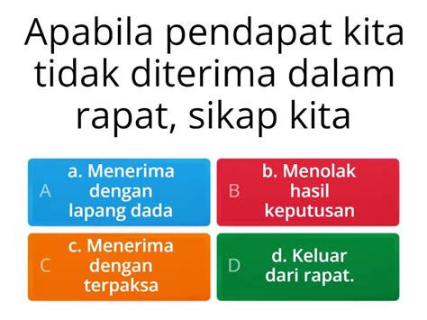 Soal Latihan PPKn Kelas 4 Quiz