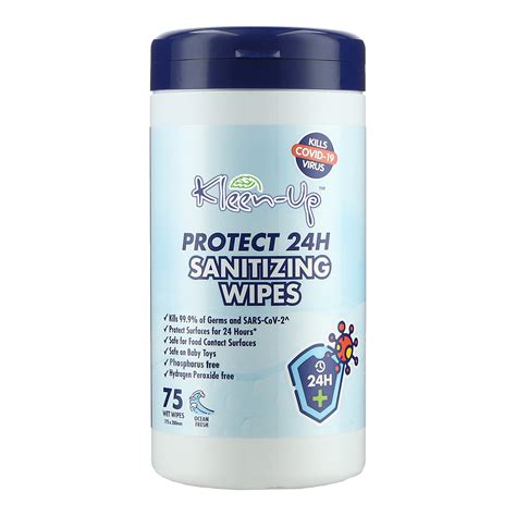 Kleen Pak Product Protect 24H Sanitizing Wipes 75 Sheets