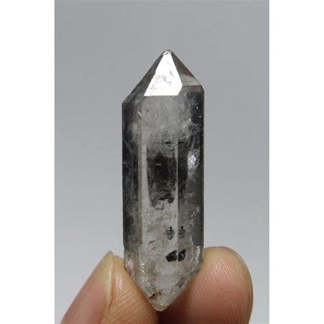 Tibetan BLACK Phantom QUARTZ Crystal Double Terminating Shopee Thailand