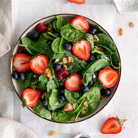 Spinach Berry Salad With Poppy Seed Dressing Recipe Expert