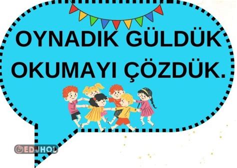 Okuyorum Yazıyorum El Pankartl Eduhol Etkinlik İndir Oyun Oyna