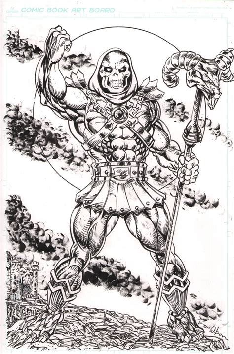 Comic Art For Sale From Anthony S Comicbook Art Skeletor From He Man