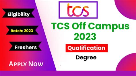 TCS Recruitment 2023 TCS Smart Hiring 2023 TCS Hiring Freshers