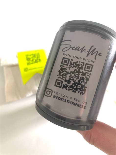 QR Code Self-inking Custom Logo Stamp Custom Rubber Stamp - Etsy