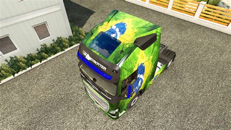 Skin Brasil At Volvo Trucks For Euro Truck Simulator 2