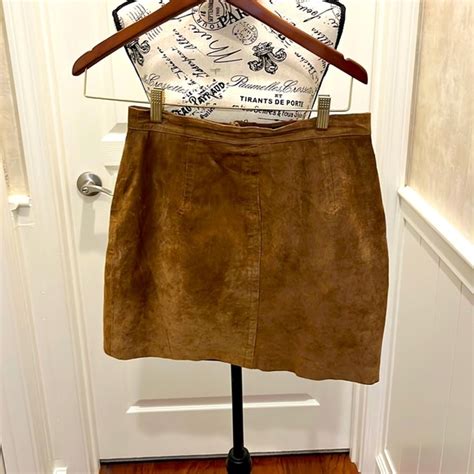 Hunt Club Skirts Vintage Suede Mini Skirt Size 8 Poshmark