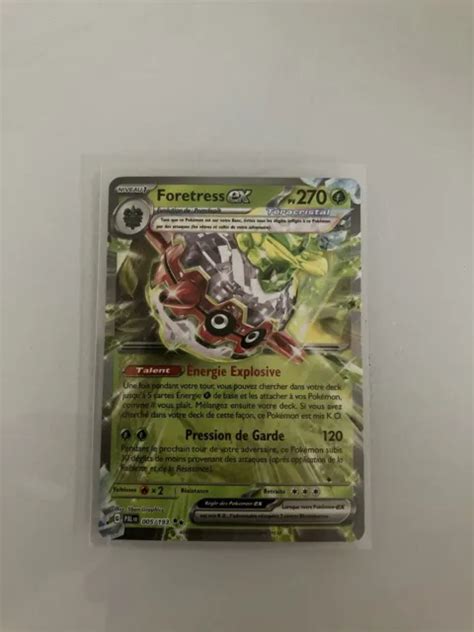 Carte Pok Mon Foretress Ex Ev Volutions Paldea Fr Neuf Eur