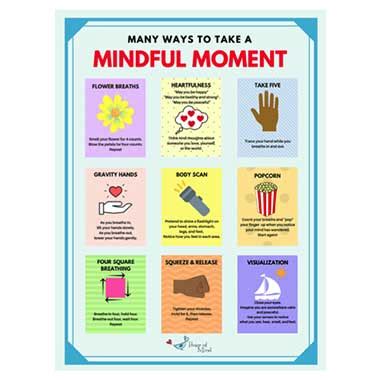 Mindful Moment Poster Peace Of Mind Program