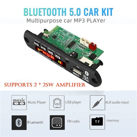 Mp Player Decodificador Placa V W Amplificador Bluetooth R Dio