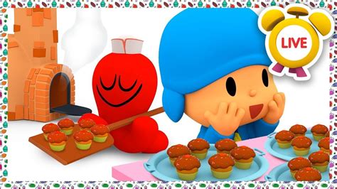 Cocina Tartas Y Muffins Con Pocoyo DIBUJOS ANIMADOS Y CARICATURAS